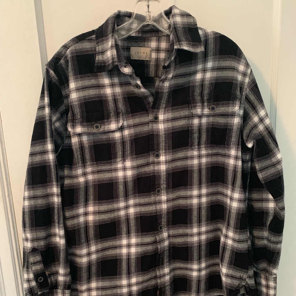Plaid flannel button up